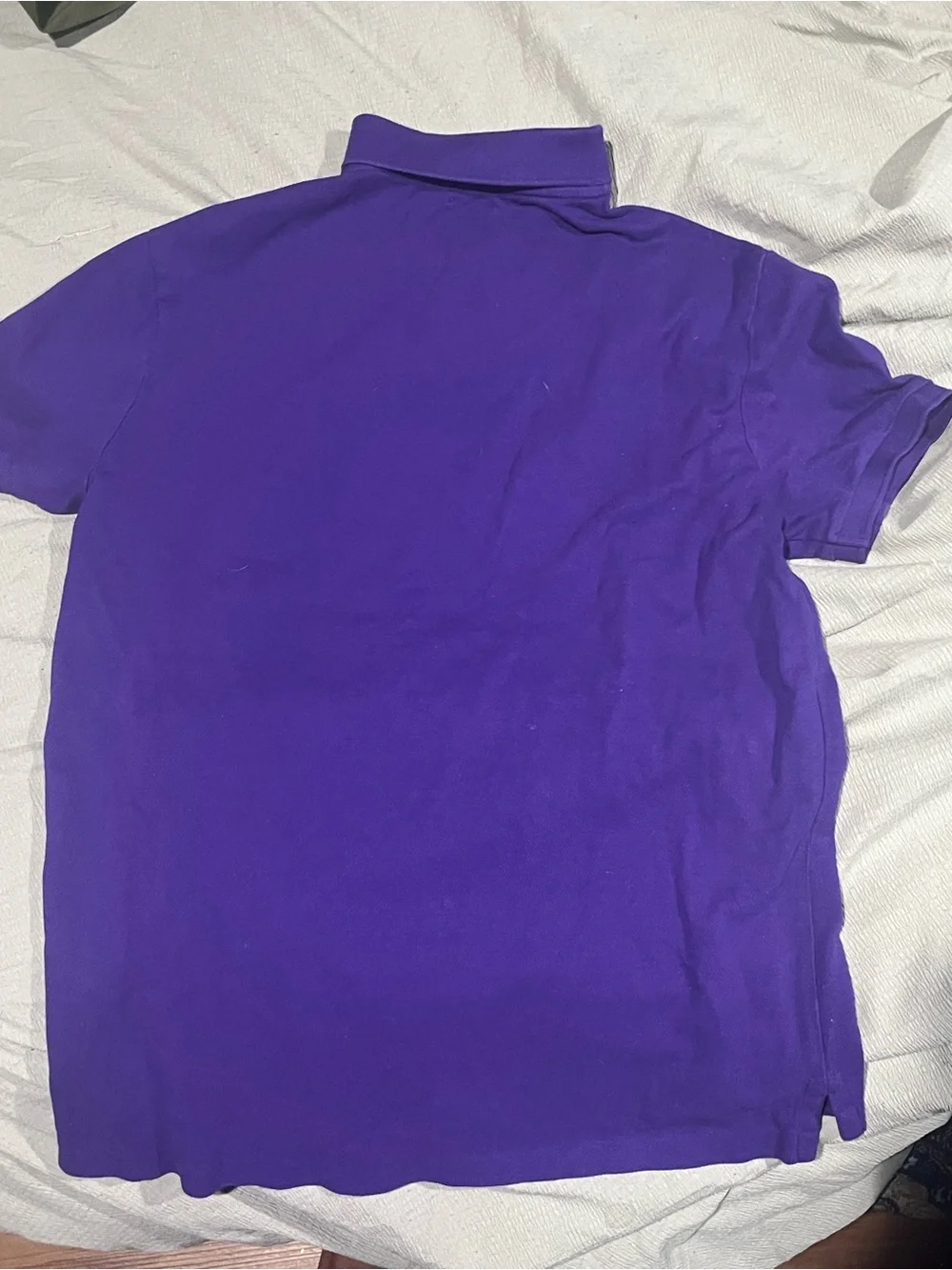 Ralph Lauren Purple Polo with Green Logo